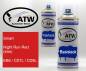 Preview: Smart, Night Run Red (trim), EB6 / CD7L / CD8L: 400ml Sprühdose + 400ml Klarlack - Set, von ATW Autoteile West.
